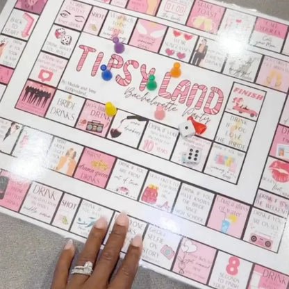 Drinking Board Game, Tipsy Land Drinking Game, Interactive Party for Adults Games, Fun Drinking for Any Occasion